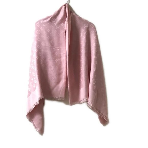 LOUIS VUITTON Shawl Monogram Naturel - Unconfirmed Scarf Silk Wool 573-032225 - Picture 2 of 5